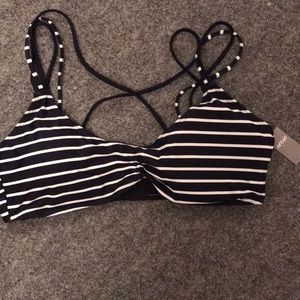 Navy blue American eagle bathing suit top